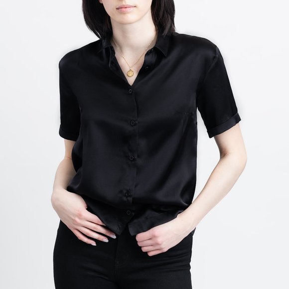 100% Silk Shirt - Picture 2 of 5